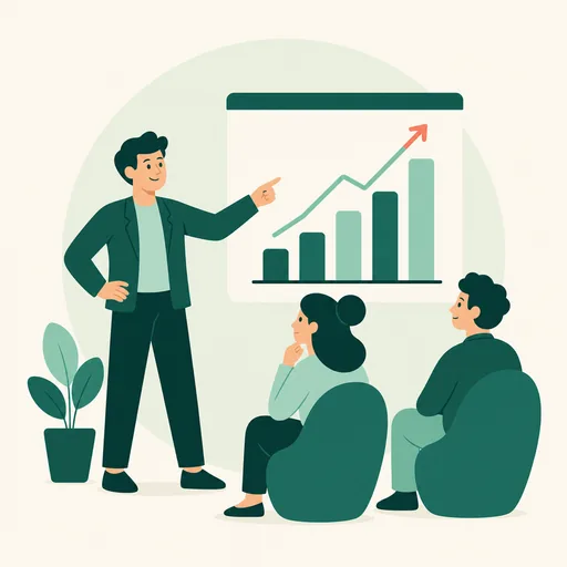 Illustration Typ ENTJ im Arbeitskontext