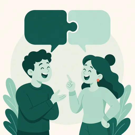Illustration Typ ENTP in Beziehung und Dating