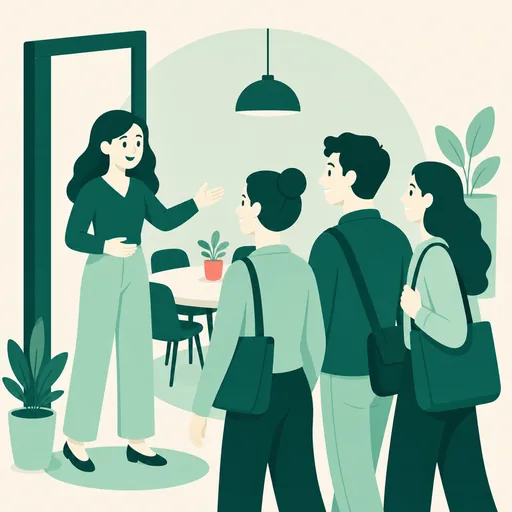 Illustration Typ ESFJ im Arbeitskontext