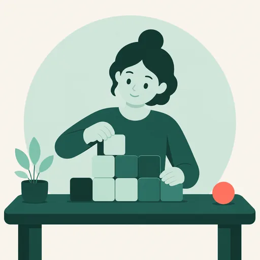 Illustration Typ ESTJ im Arbeitskontext