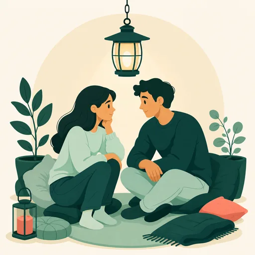Illustration Typ INFJ in Beziehung und Dating