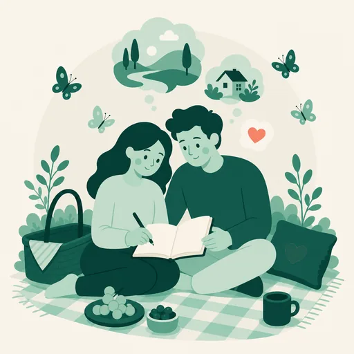 Illustration Typ INFP in Beziehung und Dating