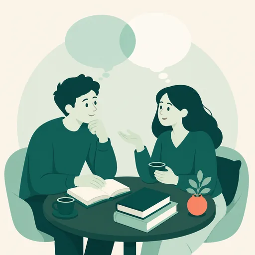 Illustration Typ INTP in Beziehung und Dating