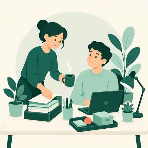 Illustration Typ ISFJ im Arbeitskontext