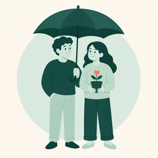 Illustration Typ ISFJ in Beziehung und Dating