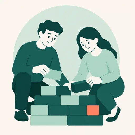 Illustration Typ ISTJ in Beziehung und Dating