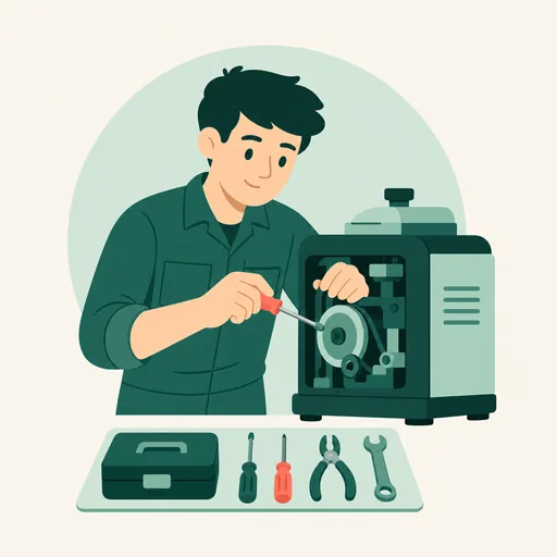 Illustration Typ ISTP im Arbeitskontext